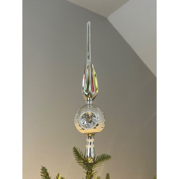 GORGEOUS Commodore Vintage Tree Topper & Shiny Brite Ornaments Bells & more - Picture 2 of 14